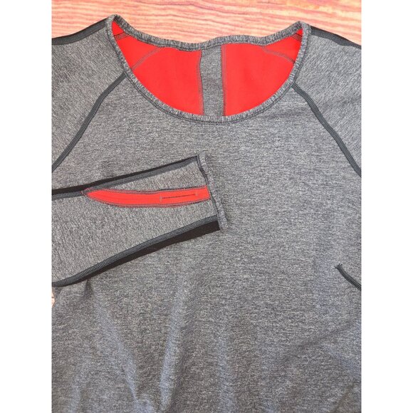 Lululemon Womens Long Sleeve Crewneck Top Large Gray - Picture 4 of 7